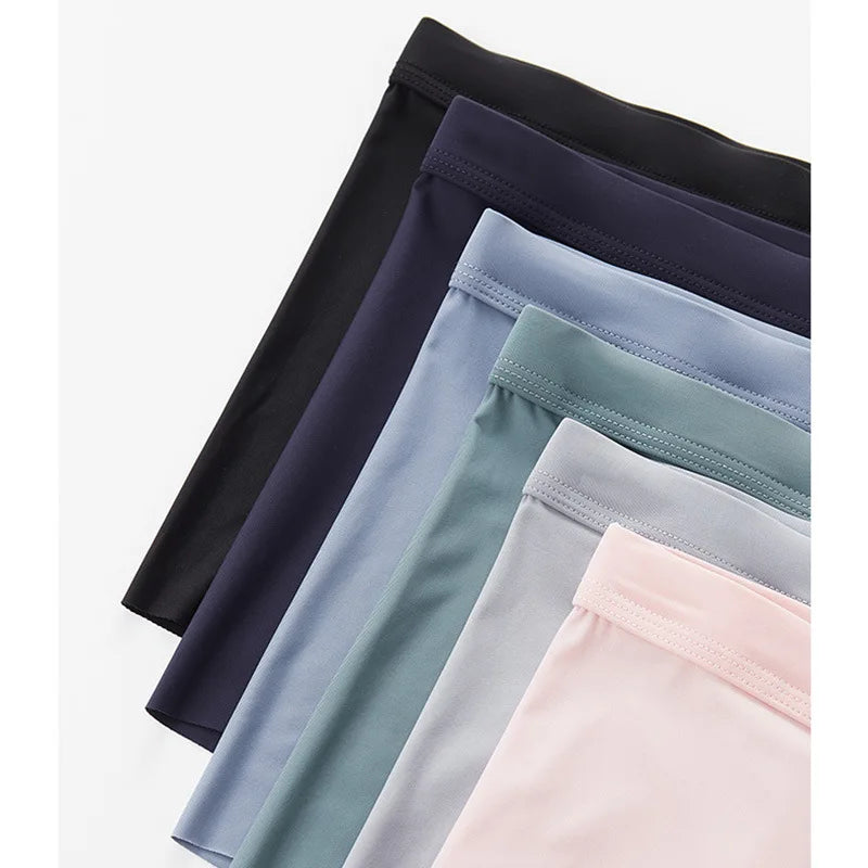 4PCS Men's Ice Silk Seamless Boxer Shorts | TrendifyStore